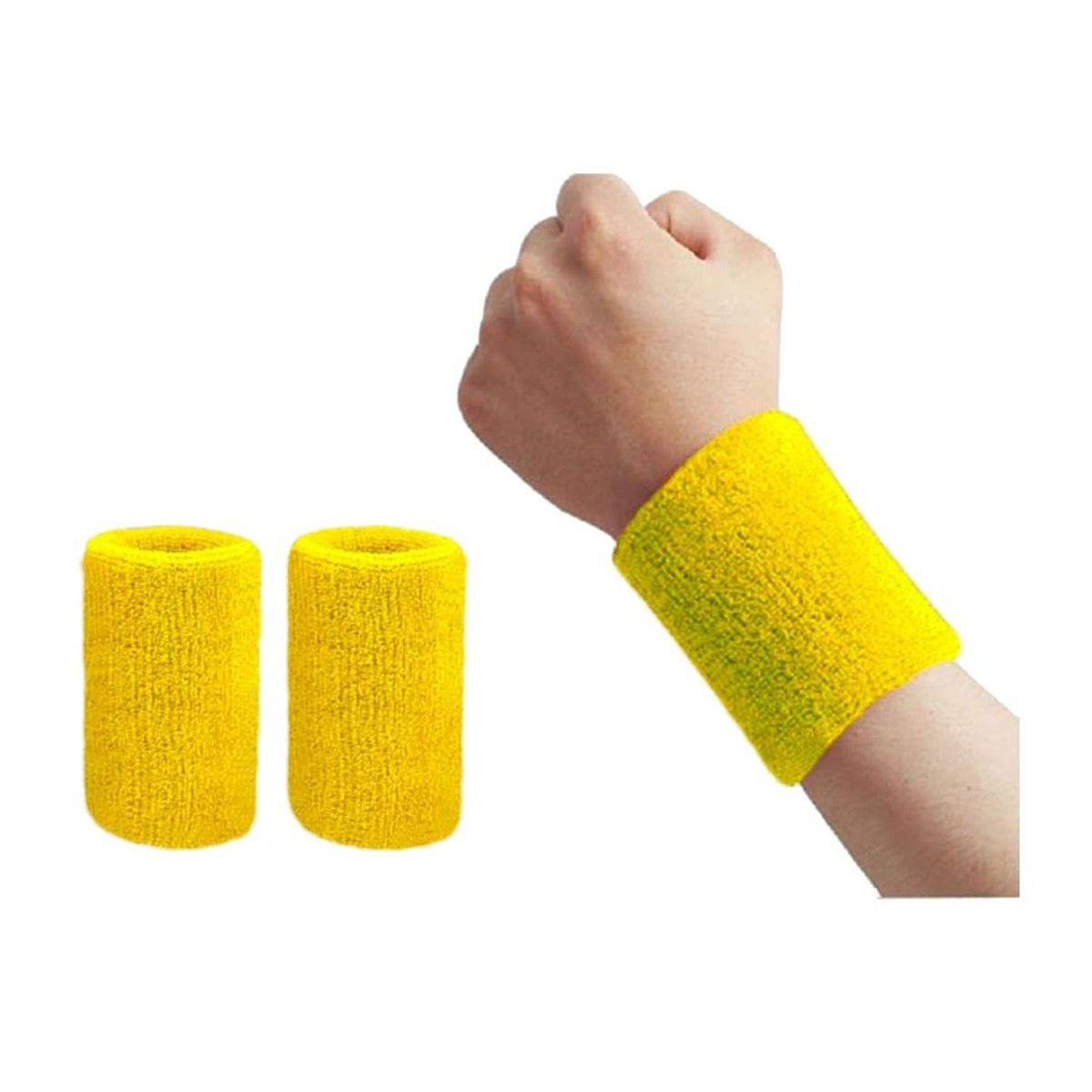 GENERICO - Muñequera deportiva de algodón Protector muñeca correr banda sudor