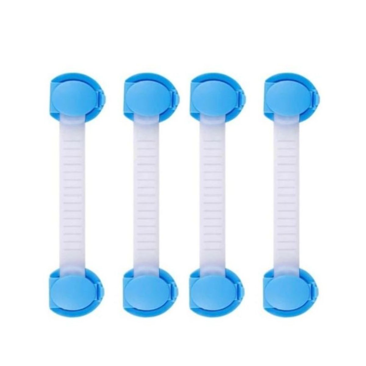 GENERICO - CERRADURA DE SEGURIDAD PARA PROTECCIÓN DE PUERTAS AZUL