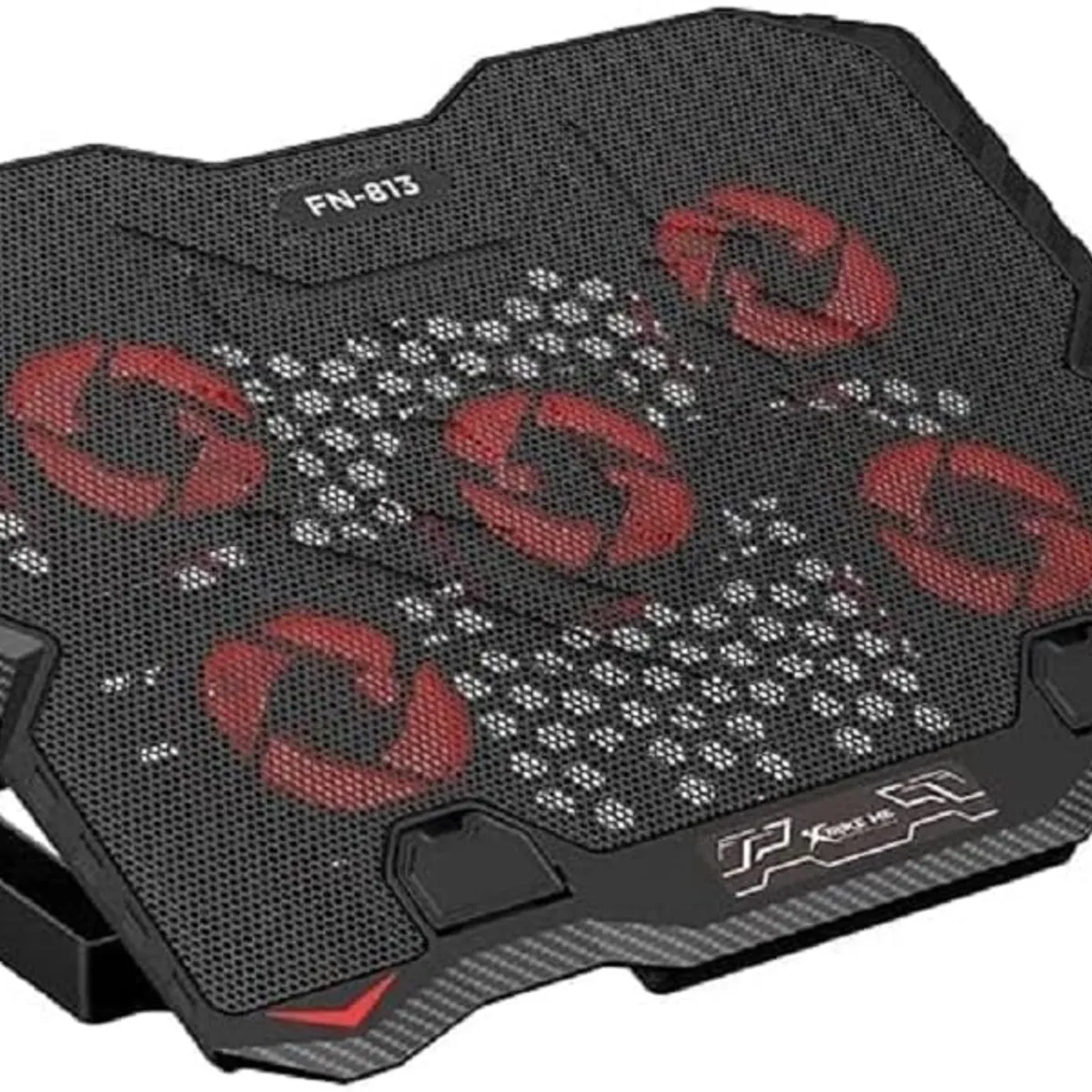 XTRIKE ME - Cooler para Laptop 5 Ventiladores 2 puertos USB LED Xtrike Me FN-813