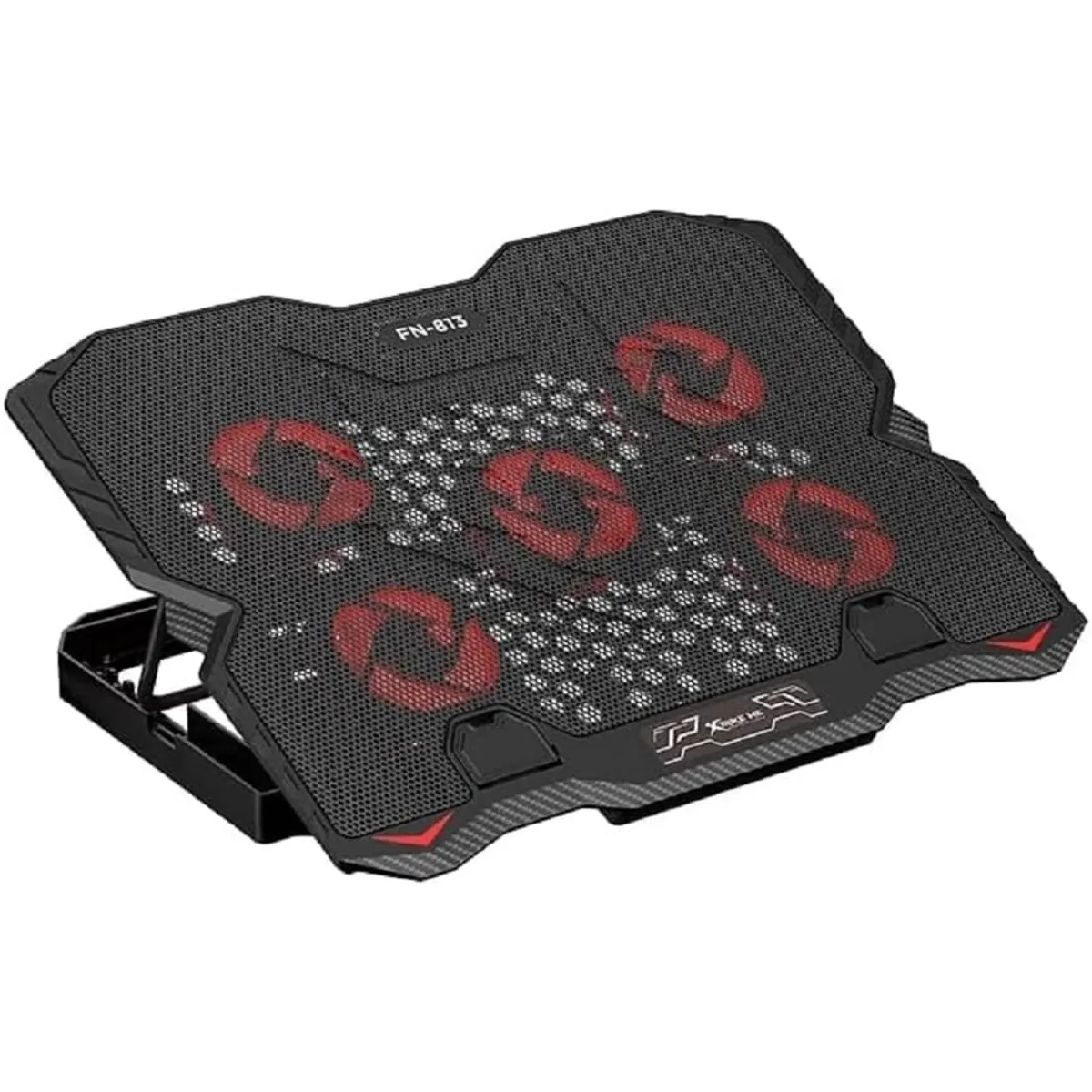 XTRIKE ME - Cooler para Laptop 5 Ventiladores 2 puertos USB LED Xtrike Me FN-813