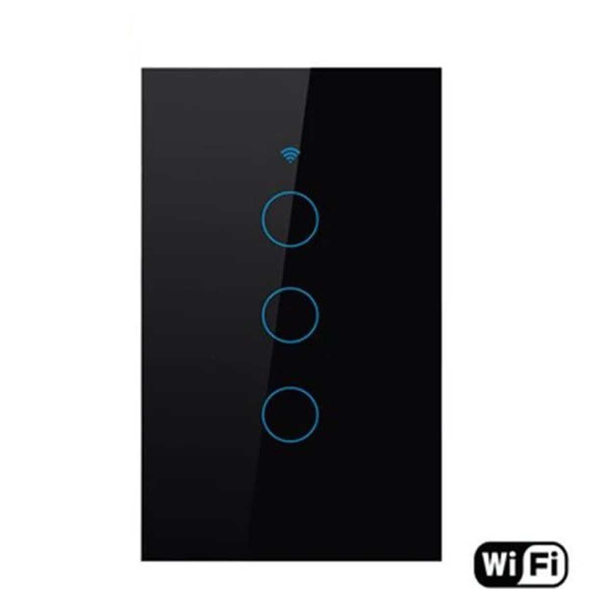 GENERICO - INTERRUPTOR SMART WIFI ALEXA GOOGLE 3 BOTÓN