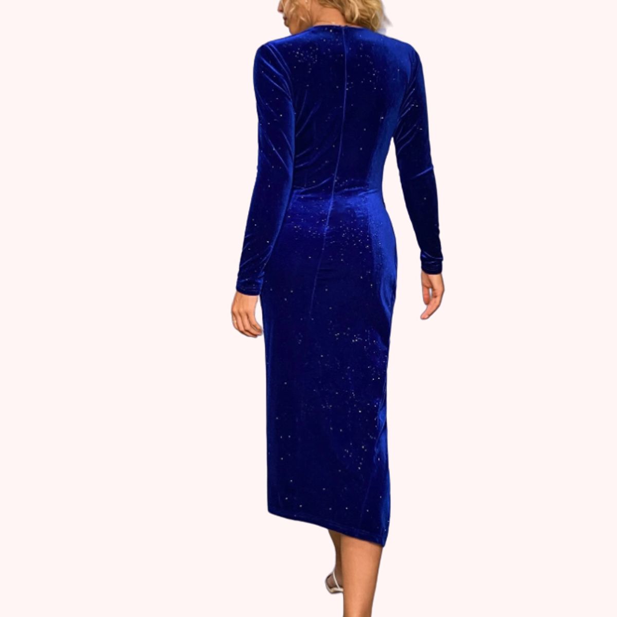 GENERICO - Vestido Elegante manga larga ajustable - Kyra