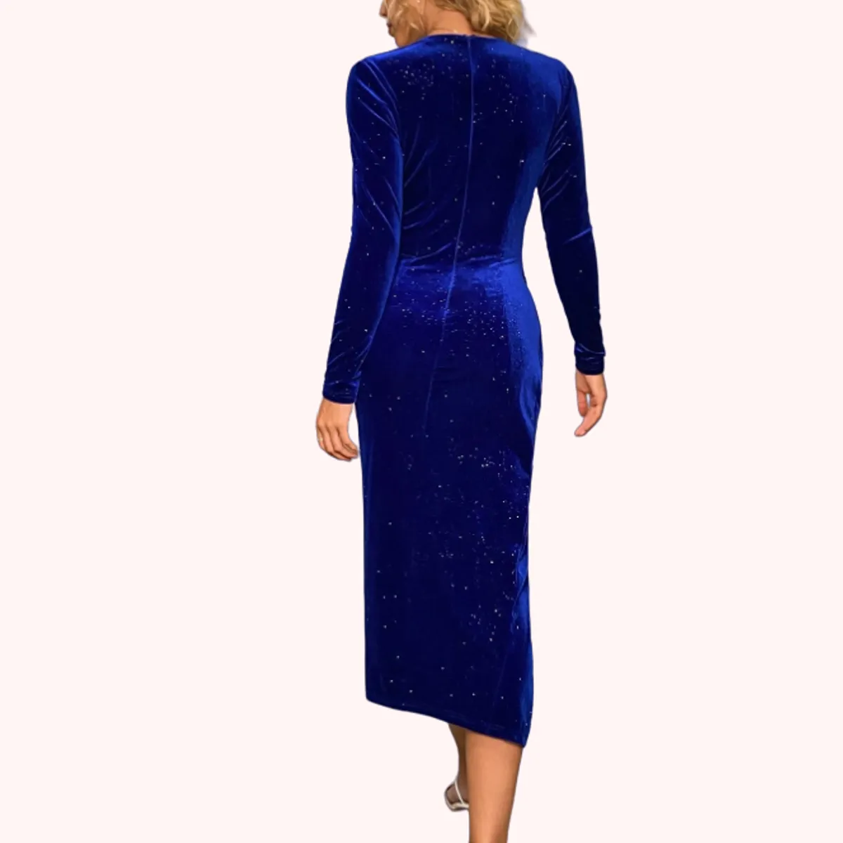 GENERICO - Vestido Elegante manga larga ajustable - Kyra