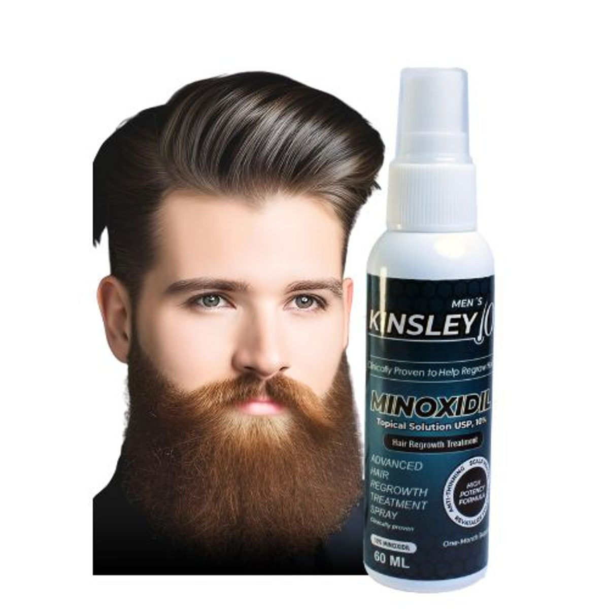 GENERICO - KINSLEY - MINOXIDIL 10 % WITH FINASTERIDE - SPRAY