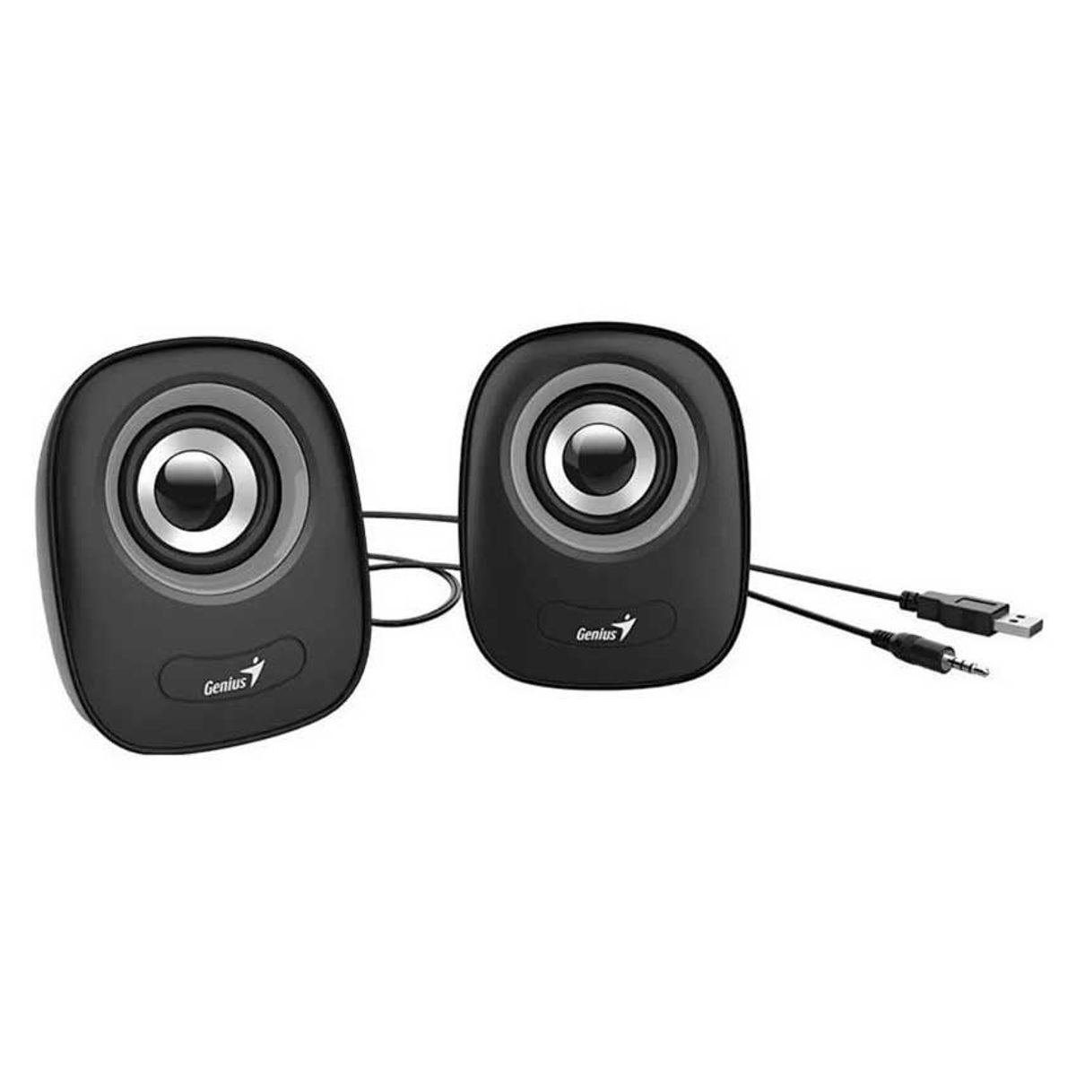 GENIUS - Parlante GENIUS 2.0 USB SP-Q160 6W Negro Con Control de volumen