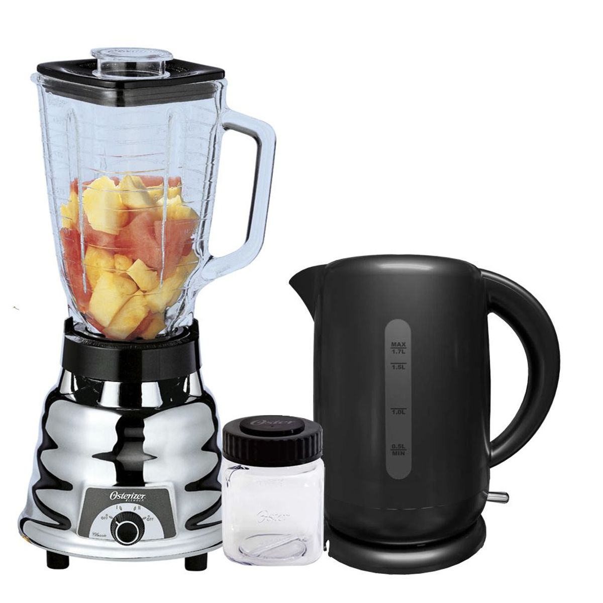 OSTER - Combo Licuadora  Clasica 250-22 + Hervidor Eléctrico BVSTKT3101
