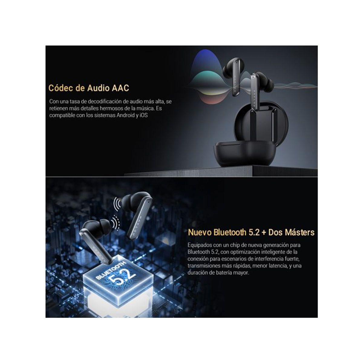 HAYLOU - Audifonos Haylou X1 Codec ACC 30Hrs Cancelacion Ruido ANC