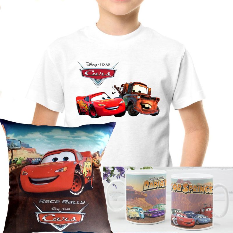 GENERICO - Pack regalo Cars -  unisex blanco