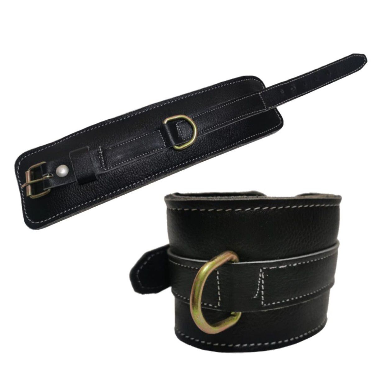 GENERICO - Tobilleras de Cuero Para Gimnasio Para Gluteos