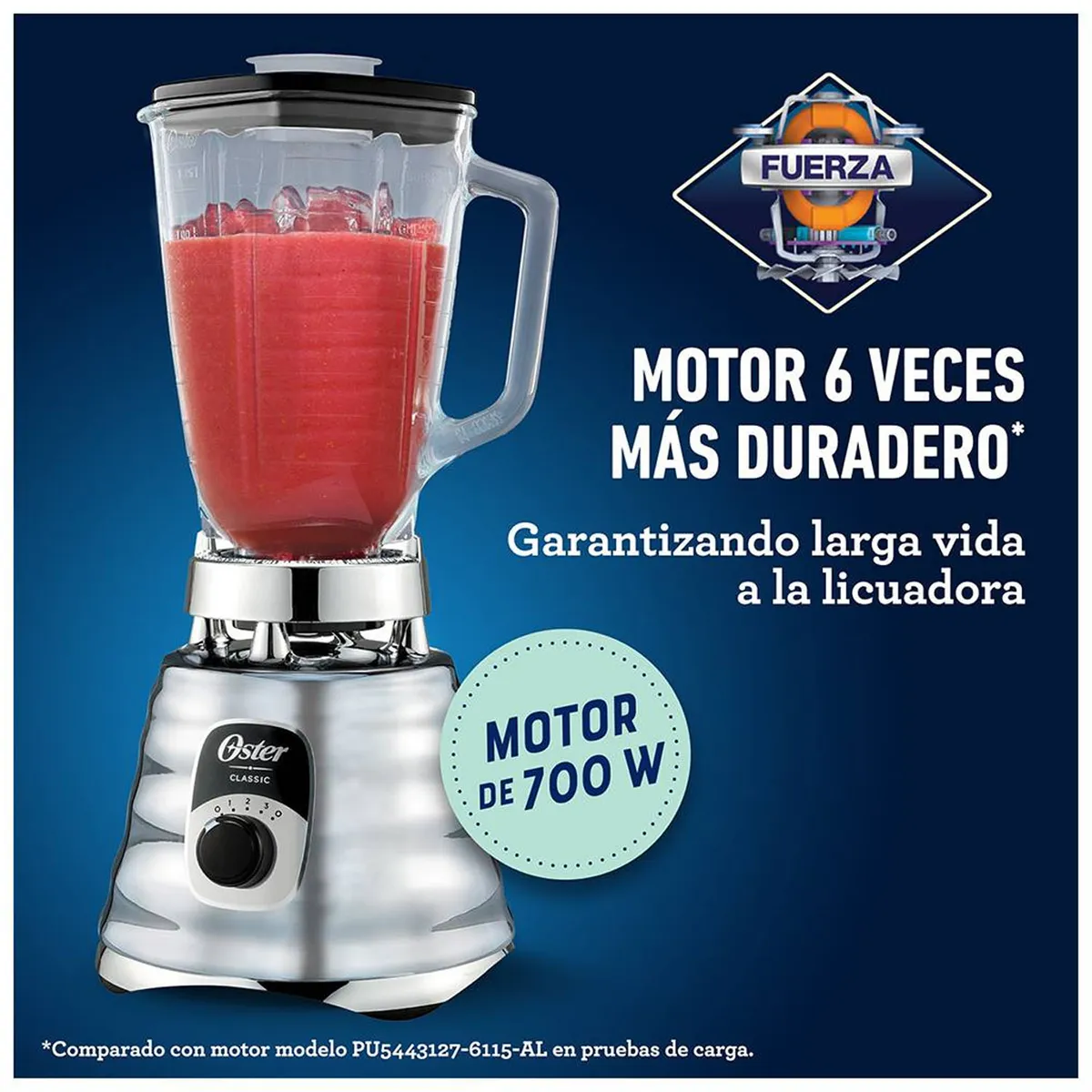 OSTER - Licuadora Oster Clasica 3 VEL BLST4655 - 700Watts