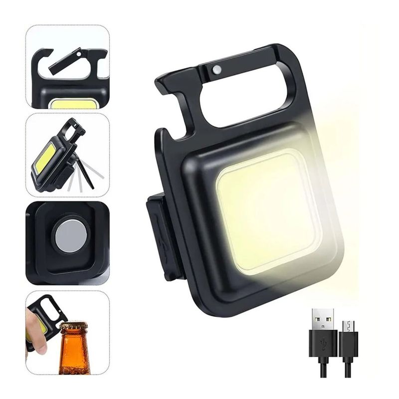 ROHS - MINI LINTERNA LUZ LED MODELO LLAVERO RECARGABLE