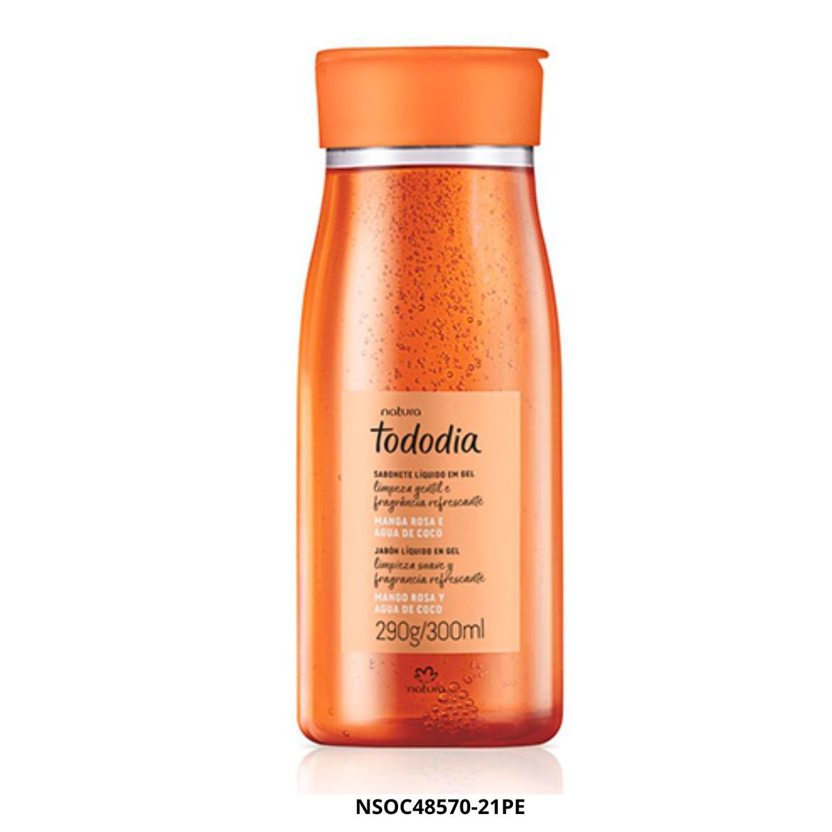 NATURA - Tododia Jabón Líquido Mango Rosa y Agua de Coco 300 ml