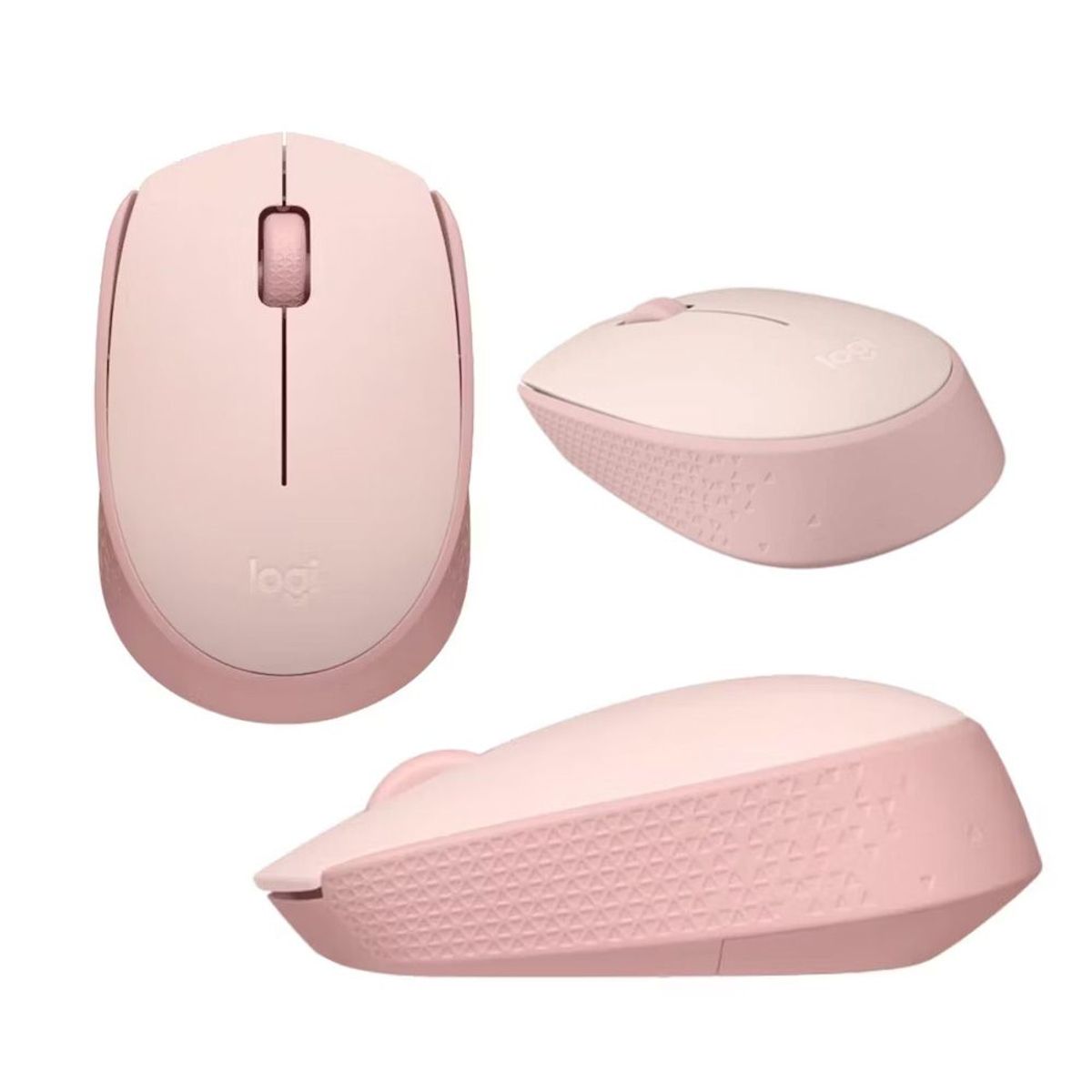 LOGITECH - Mouse Wireless Logitech M170 rosado Plug n Play Portable