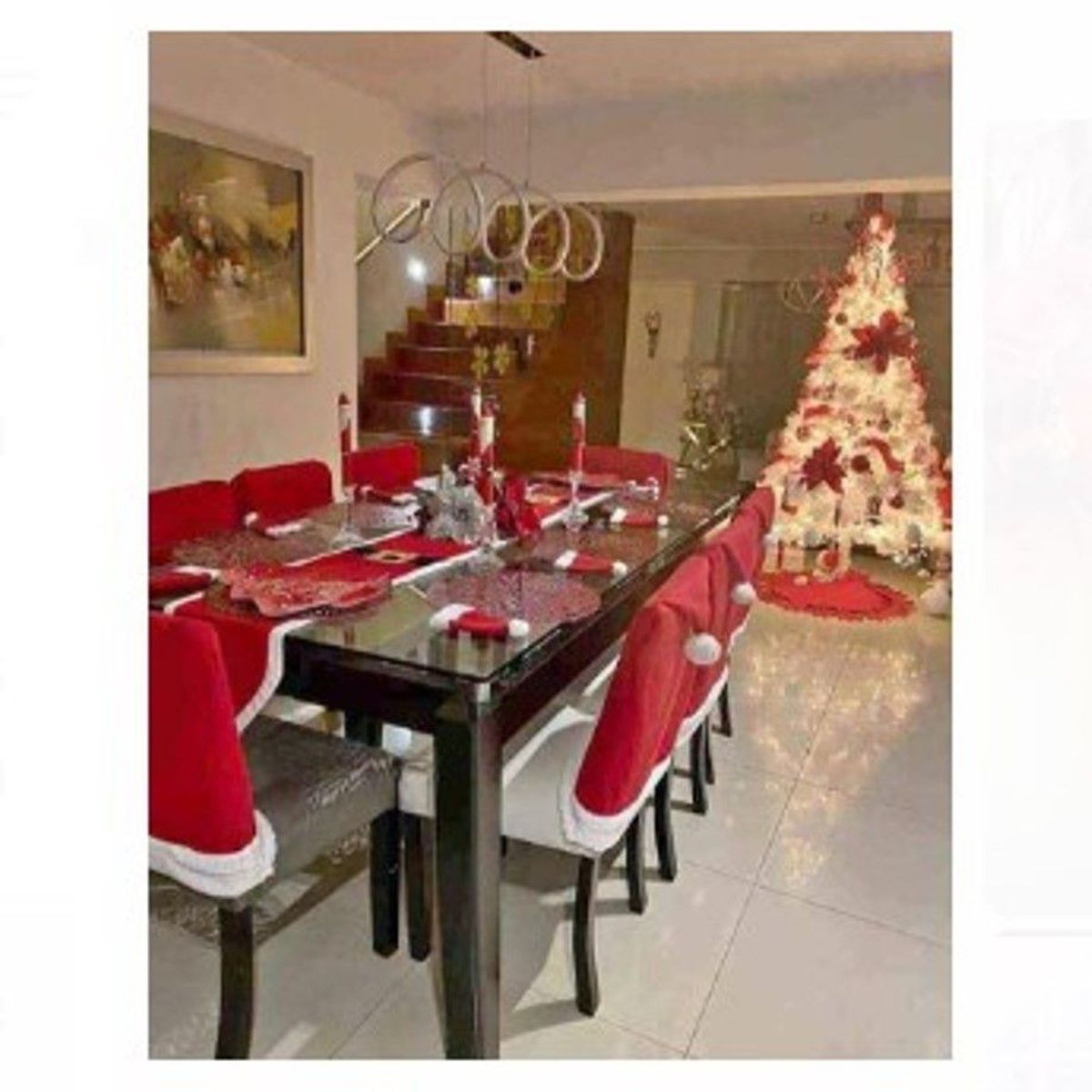 GENERICO - Fundas de Sillas DE  Navidad 6 UN. De Calidad