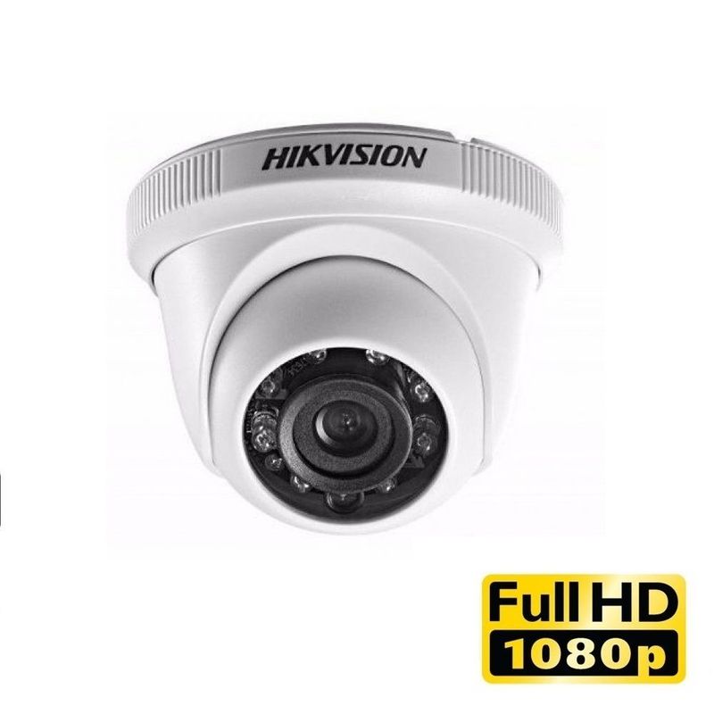 HIKVISION - Cámara Domo Interior 1080P 4 en 1 DIA y NOCHE IR 20m Hikvision