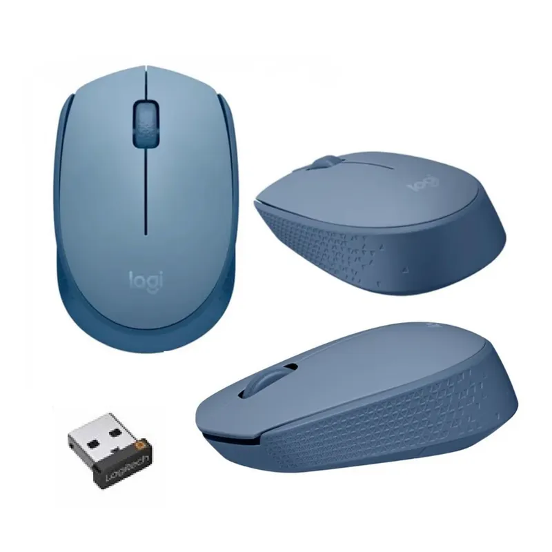 LOGITECH - Mouse Wireless Logitech M170 Celeste Plug n Play Portable