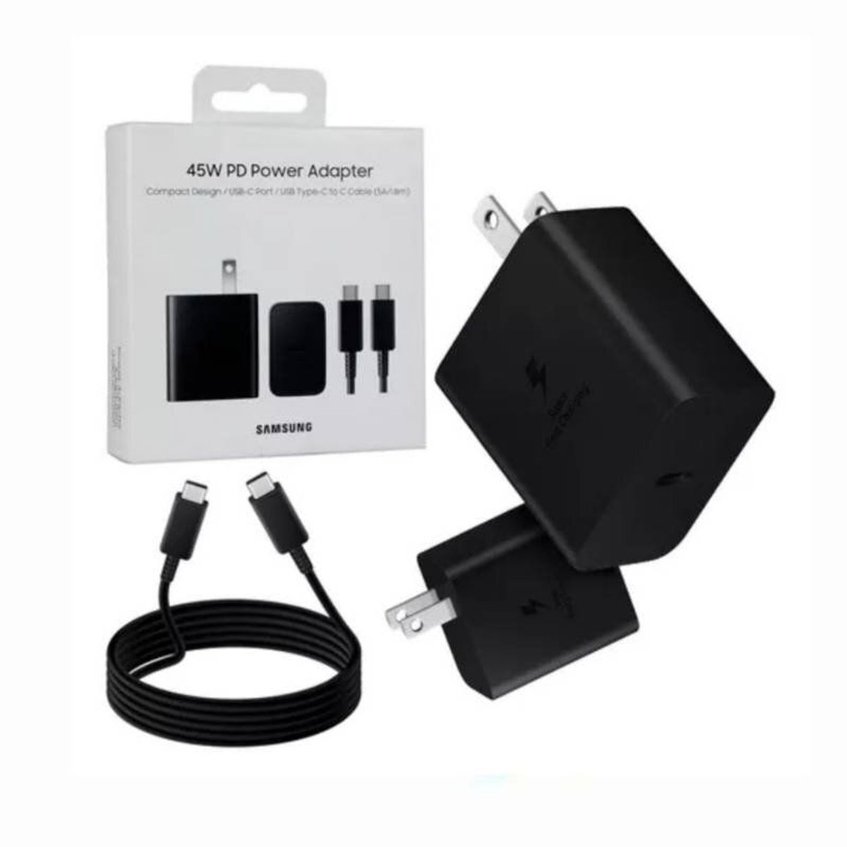 SAMSUNG - Samsung cargador rápido 45W PD rápido  para Galaxy S20 Ultra