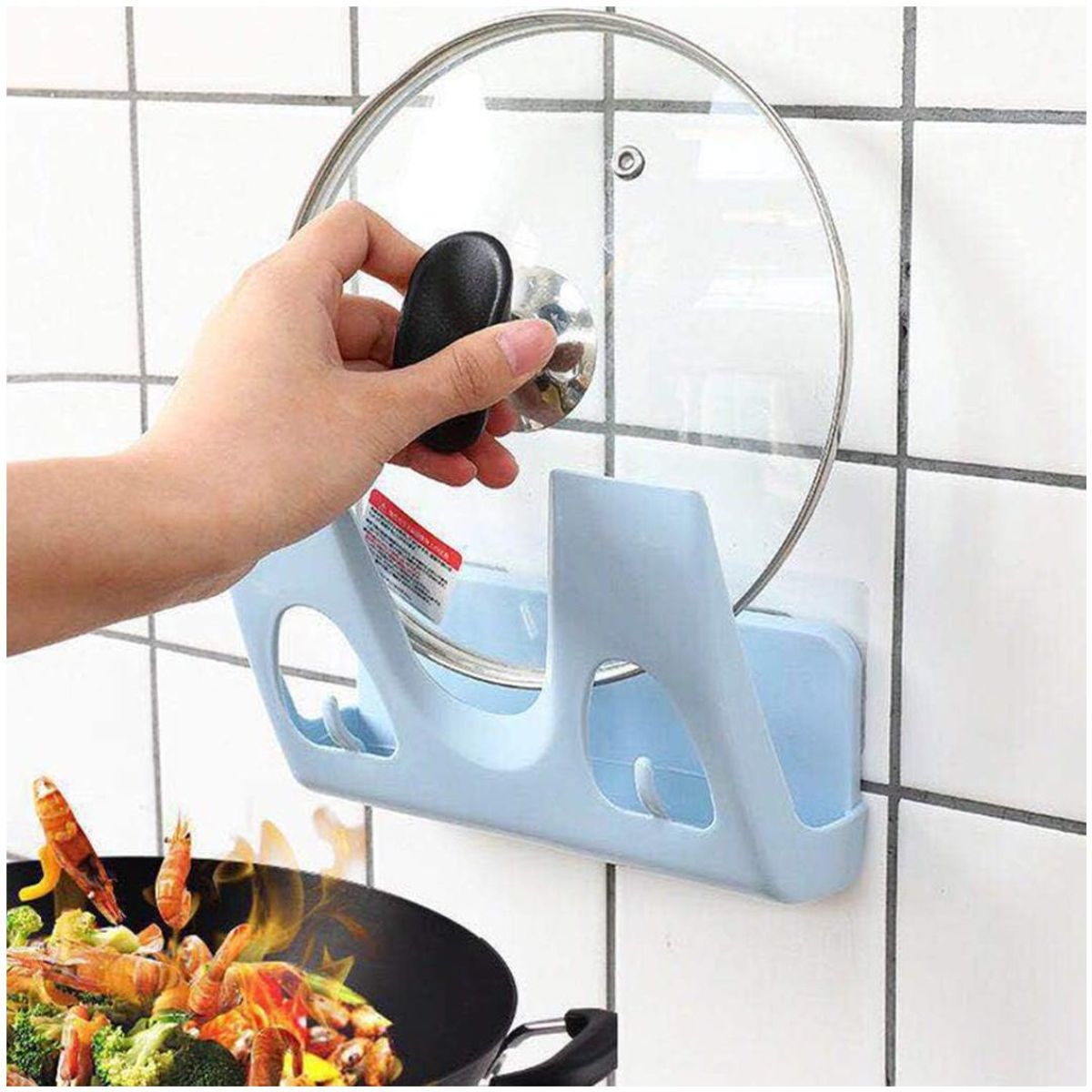 INSPIRA MARKET - Soporte de pared reposa ollas y accesorios de cocina