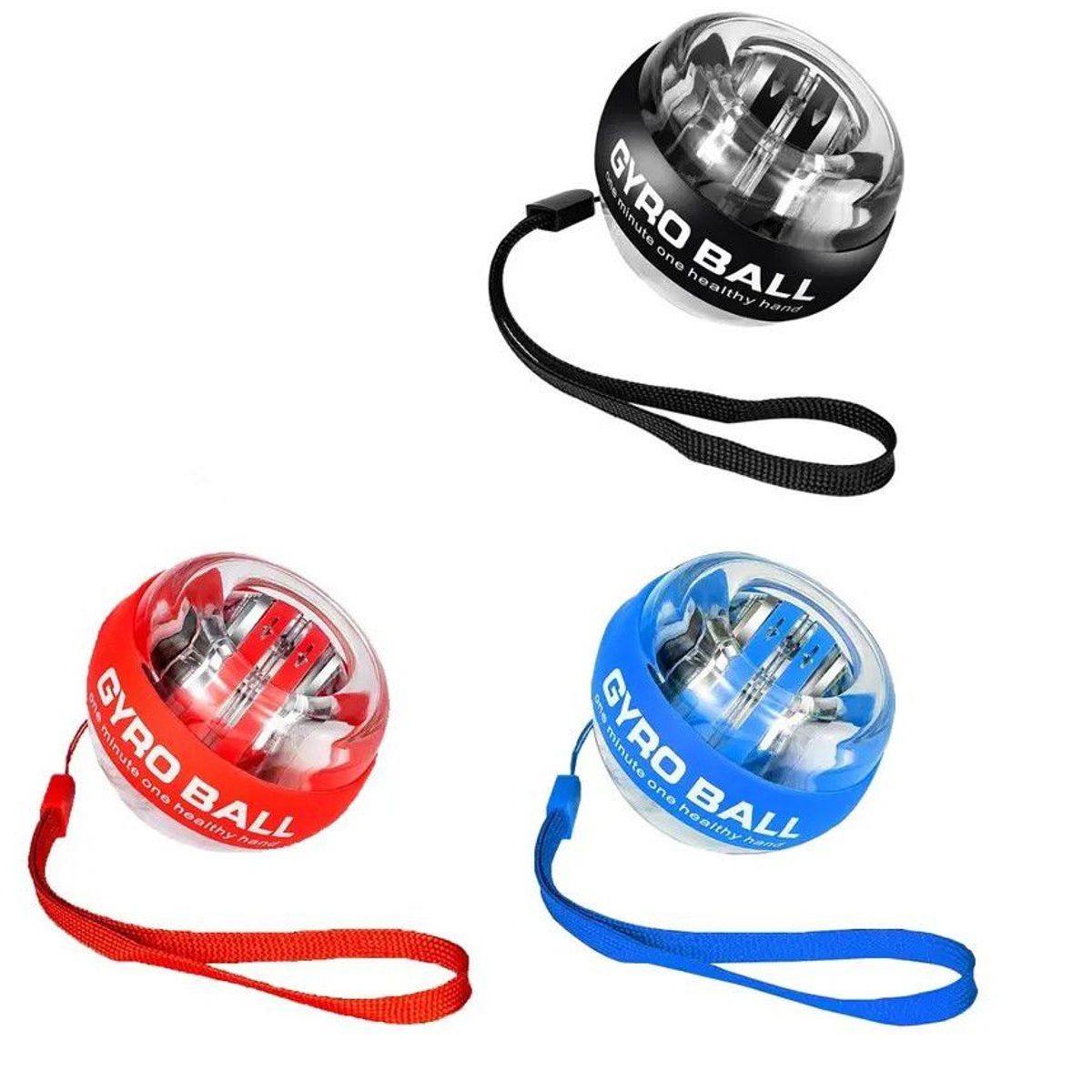 GENERICO - POWER BALL GYRO BALL EJERCITADOR DE MUÑECA ANTEBRAZO FITNESS DEPORTES