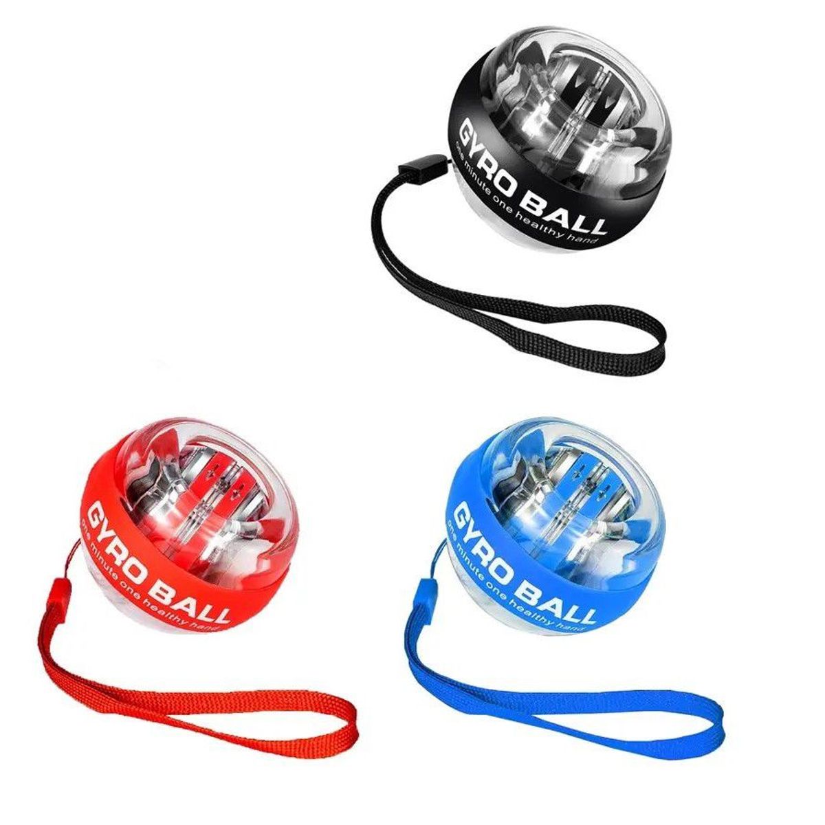 GENERICO - POWER BALL GYRO BALL EJERCITADOR DE MUÑECA ANTEBRAZO FITNESS DEPORTES