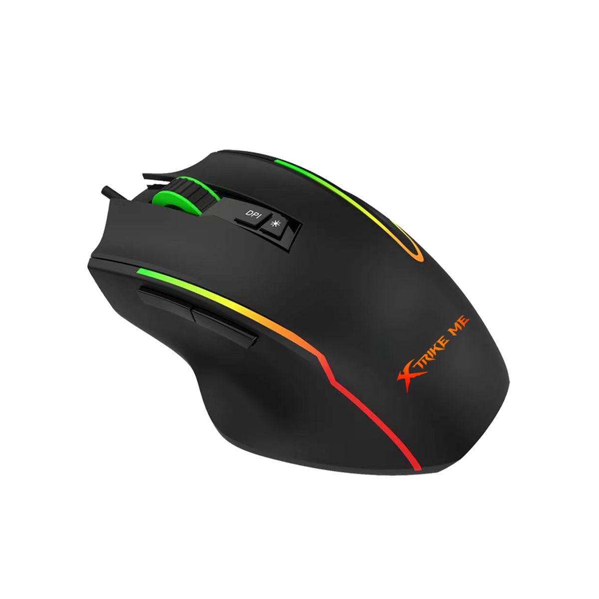 XTRIKE ME - Mouse Gamer RGB 9 Botones programables 12800 DPI Xtrike Me GM-518