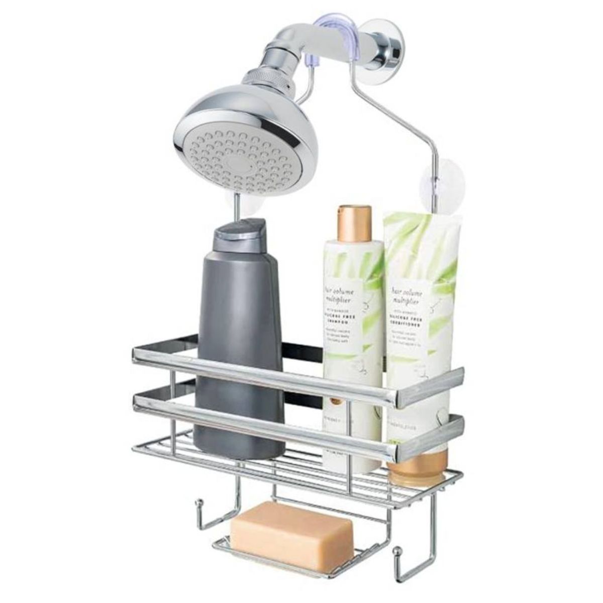 INSPIRA MARKET - Organizador escurridor colgante de ducha baño porta jabón shampoo