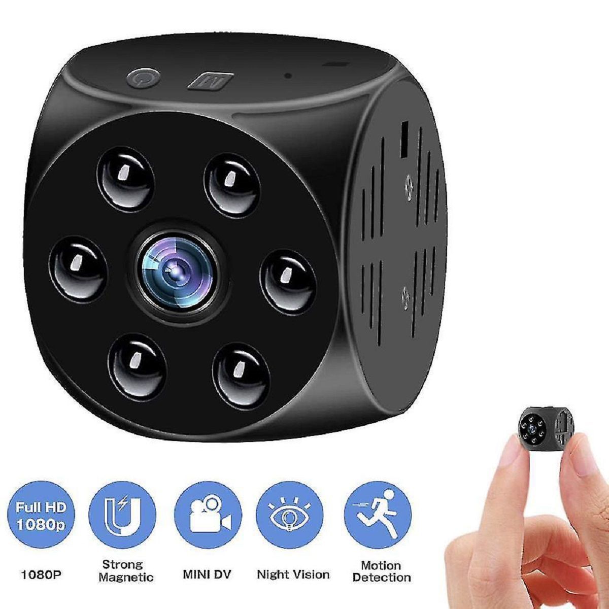 GENERICO - Mini Camara Espia Hd Imantada