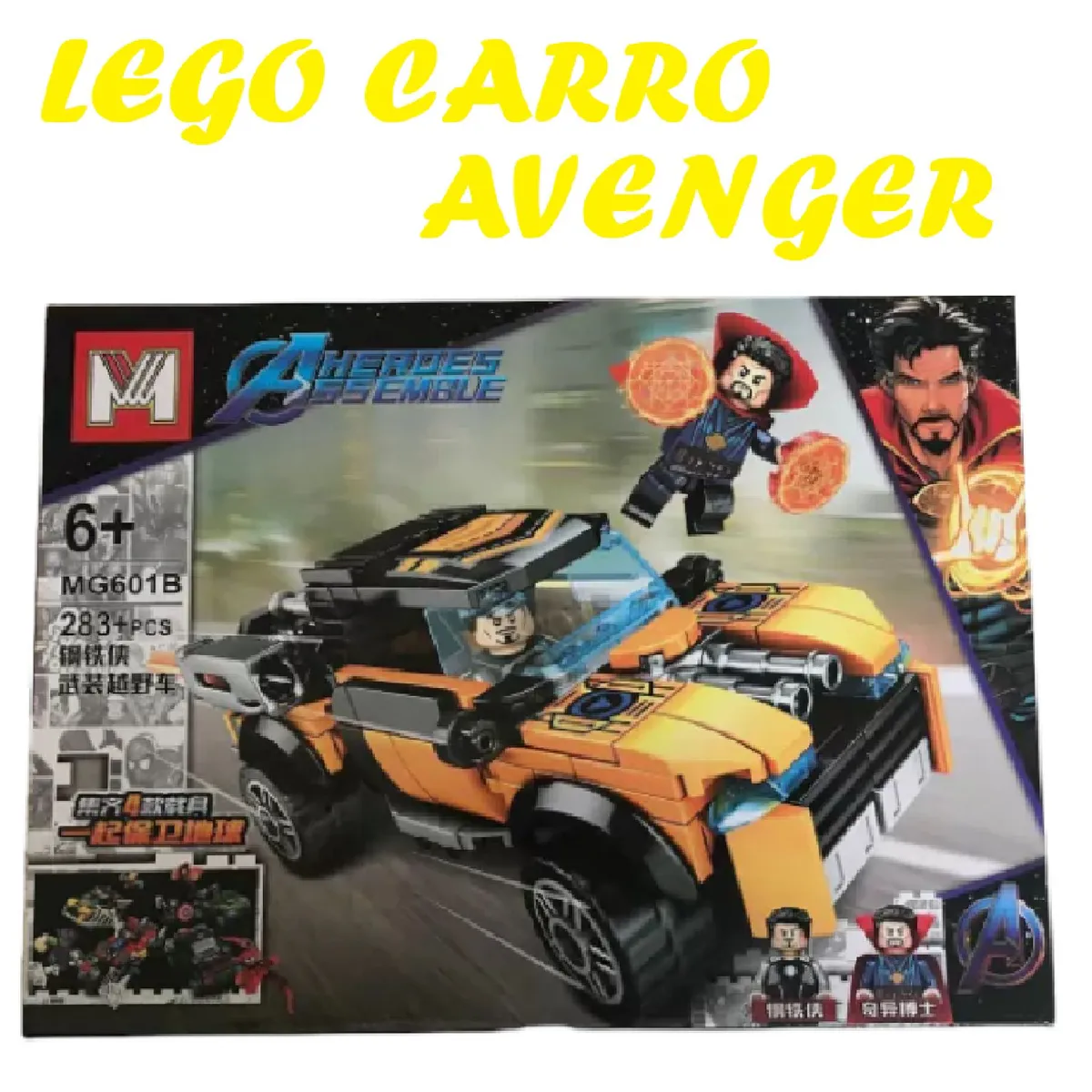 GENERICO - Lego Carro Avenger MG601 - Doctor Strange