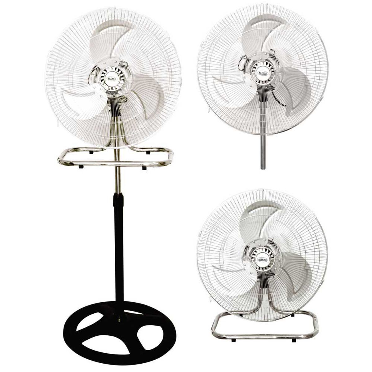 BOSSKO - Ventilador de 18 Pulgadas BOSSKO 3 en 1 de 200W Plateado BK-8218VI