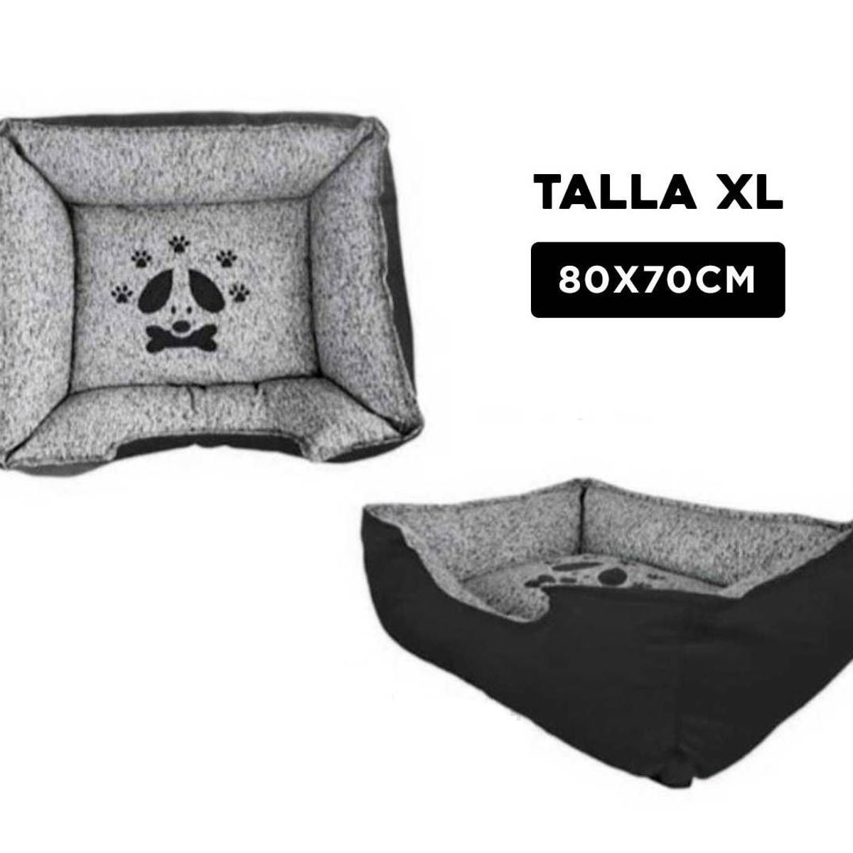 GENERICO - Colchoneta Negro Talla XL