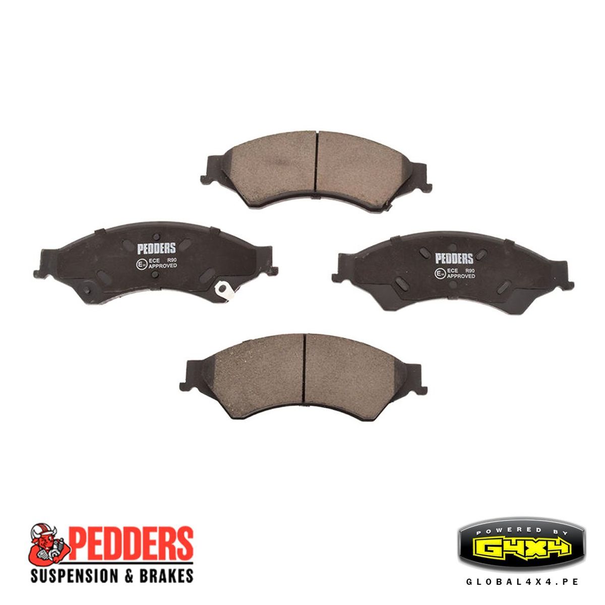 GENERICO - Pastillas de frenos delanteros Pedders para Ford Ranger Mazda BT-50