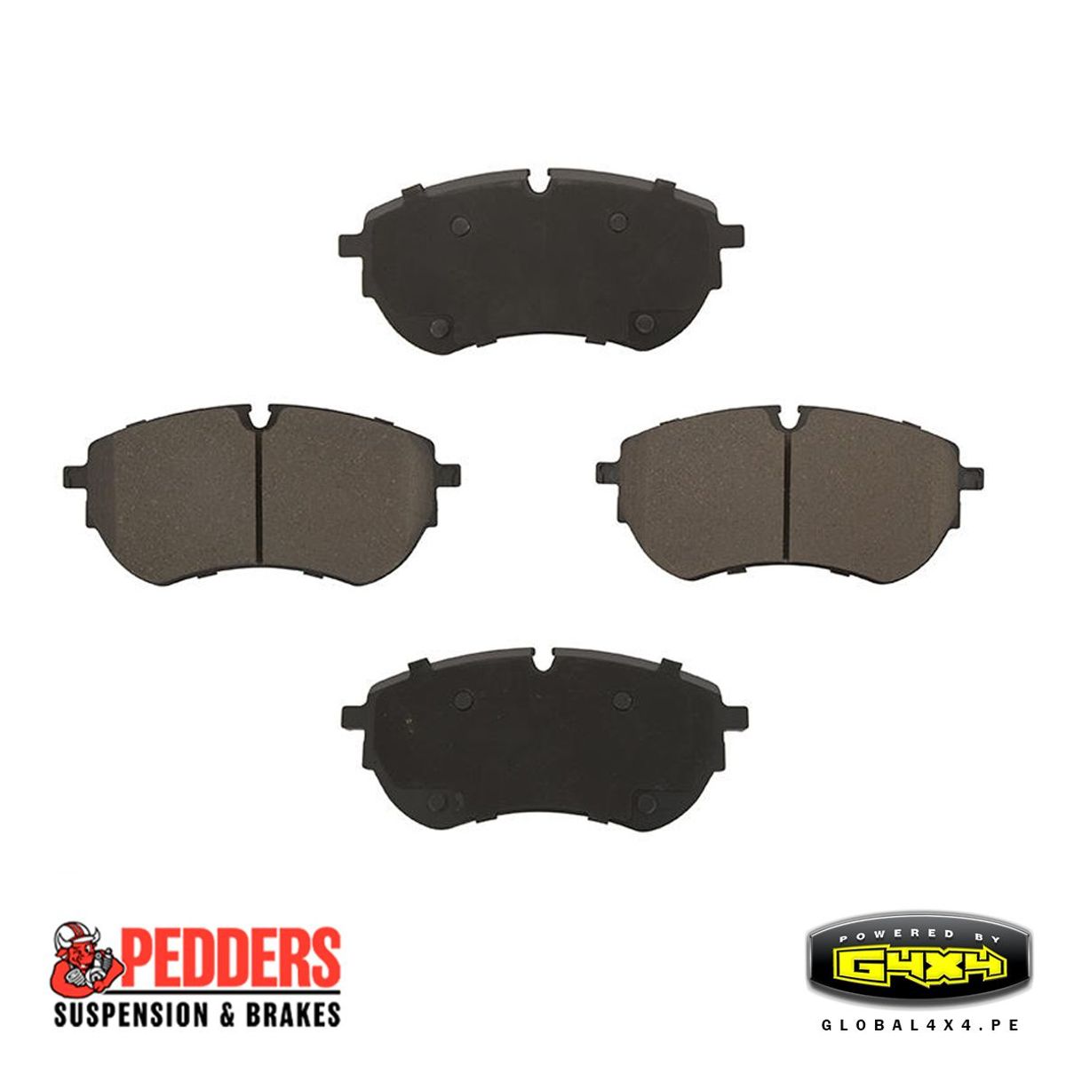GENERICO - Pastillas de frenos delanteros Pedders Volkswagen Amarok 2010 al 2023
