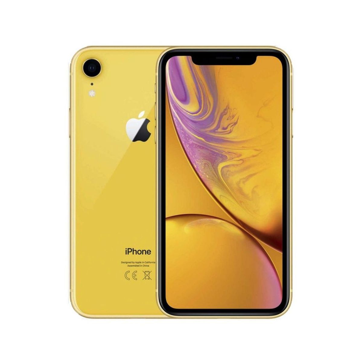 APPLE - Celular Apple iPhone XR Amarillo 128 GB Reacondicionado