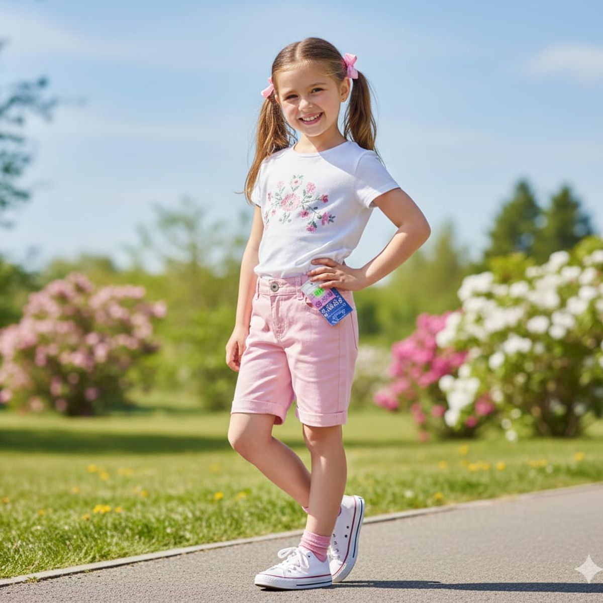 GENERICO - short para niña demin