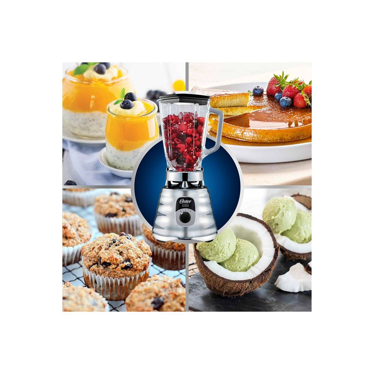 OSTER - Licuadora Oster® Beehive 3 Vel BLST4655053 Cromada
