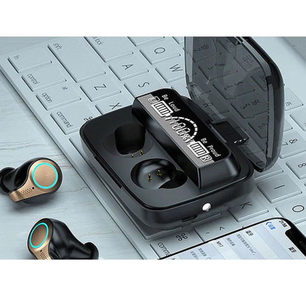 TWS - Audífonos inalámbricos  bluetooth TWS M18 5.1