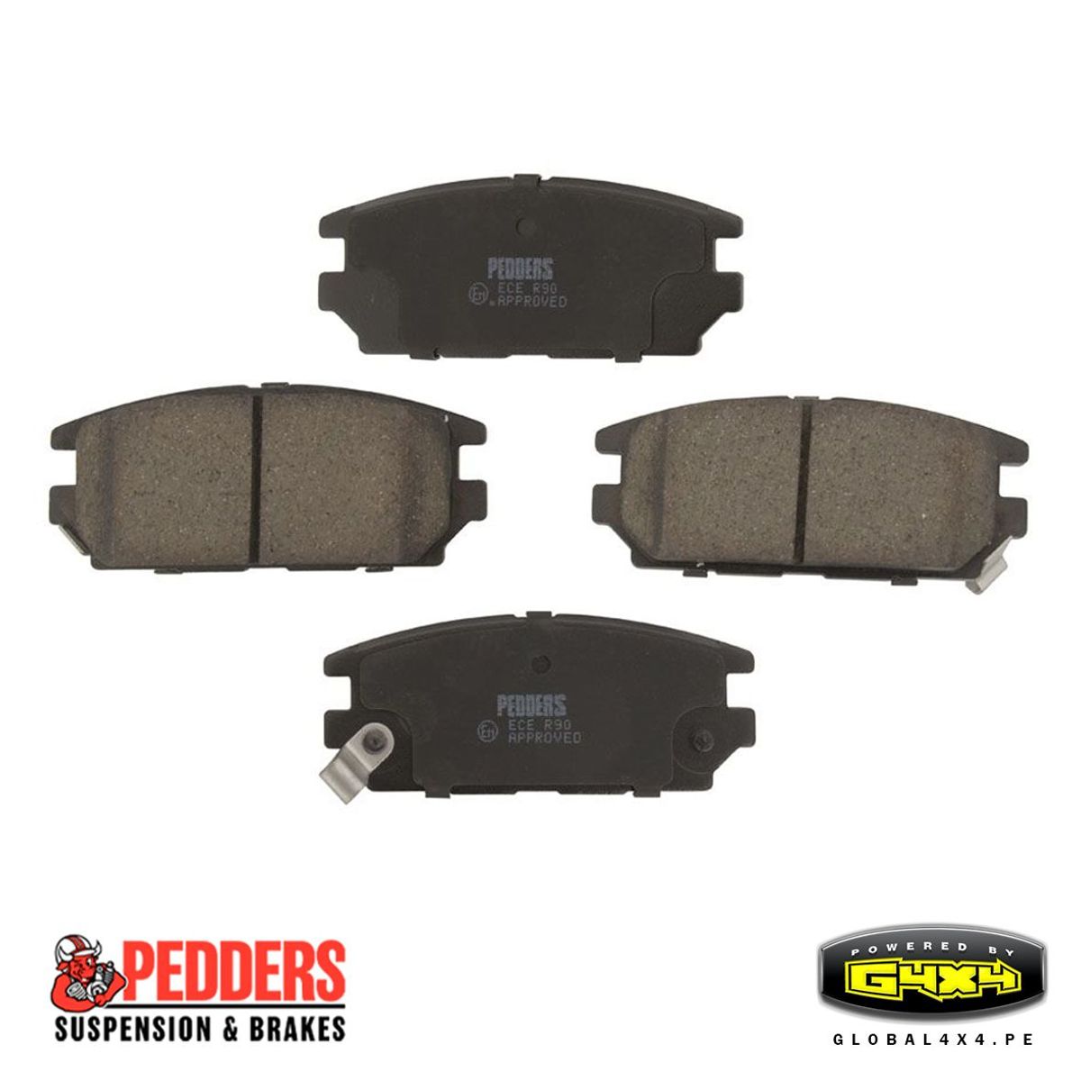 POWERED BY G4X4 GLOBAL 4 X 4 PE - Pastillas de frenos posterior Ford Ranger Mazda BT-50