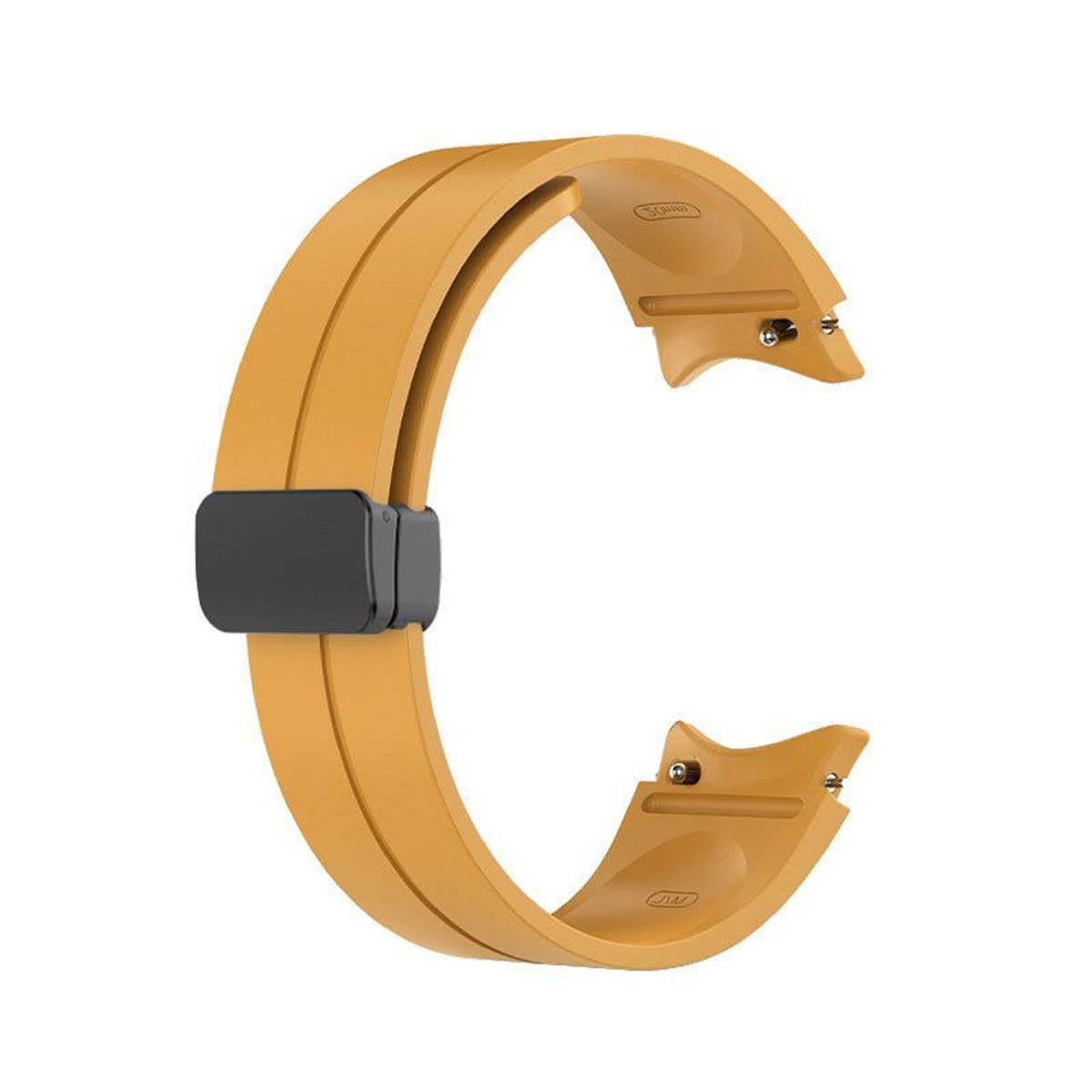 GENERICO - Correa Silicona Iman para Samsung Watch 4 / 4 Classic - Amarillo
