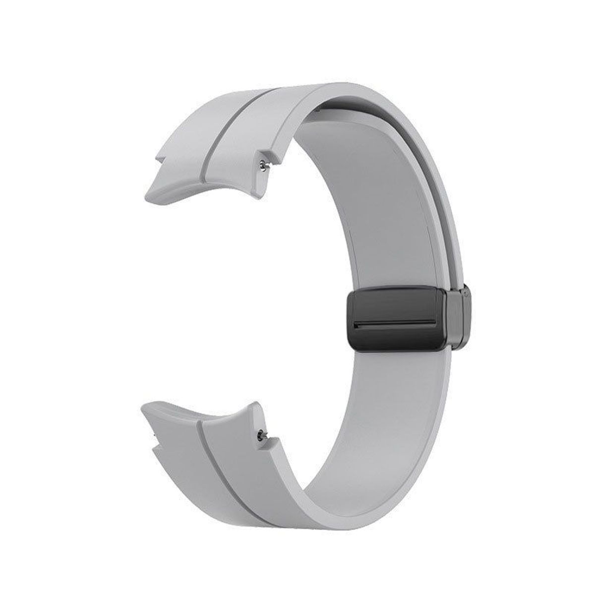 GENERICO - Correa Silicona Iman para Samsung Watch 4 / 4 Classic - Gris