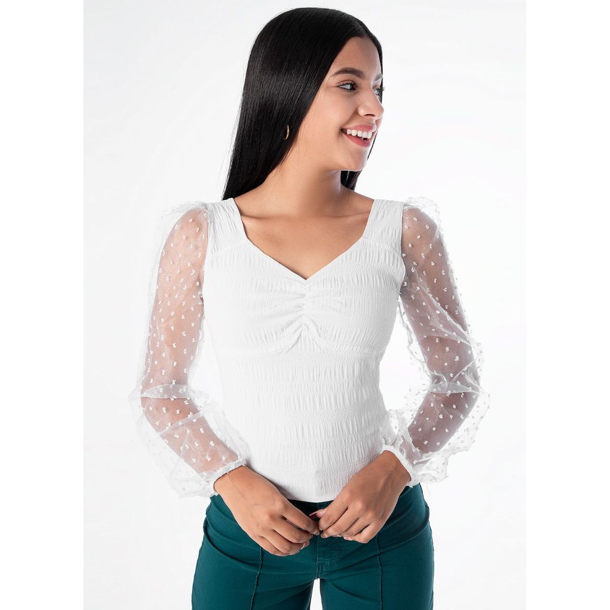 GOCCOS - Blusas Moda Popelina Mujer Kolenka.