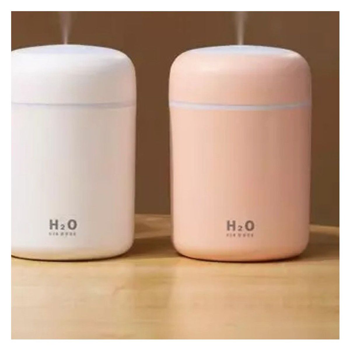 GENERICO - Mini Humidificador H2O Estilo Portátil Silencioso Recargable Rosado