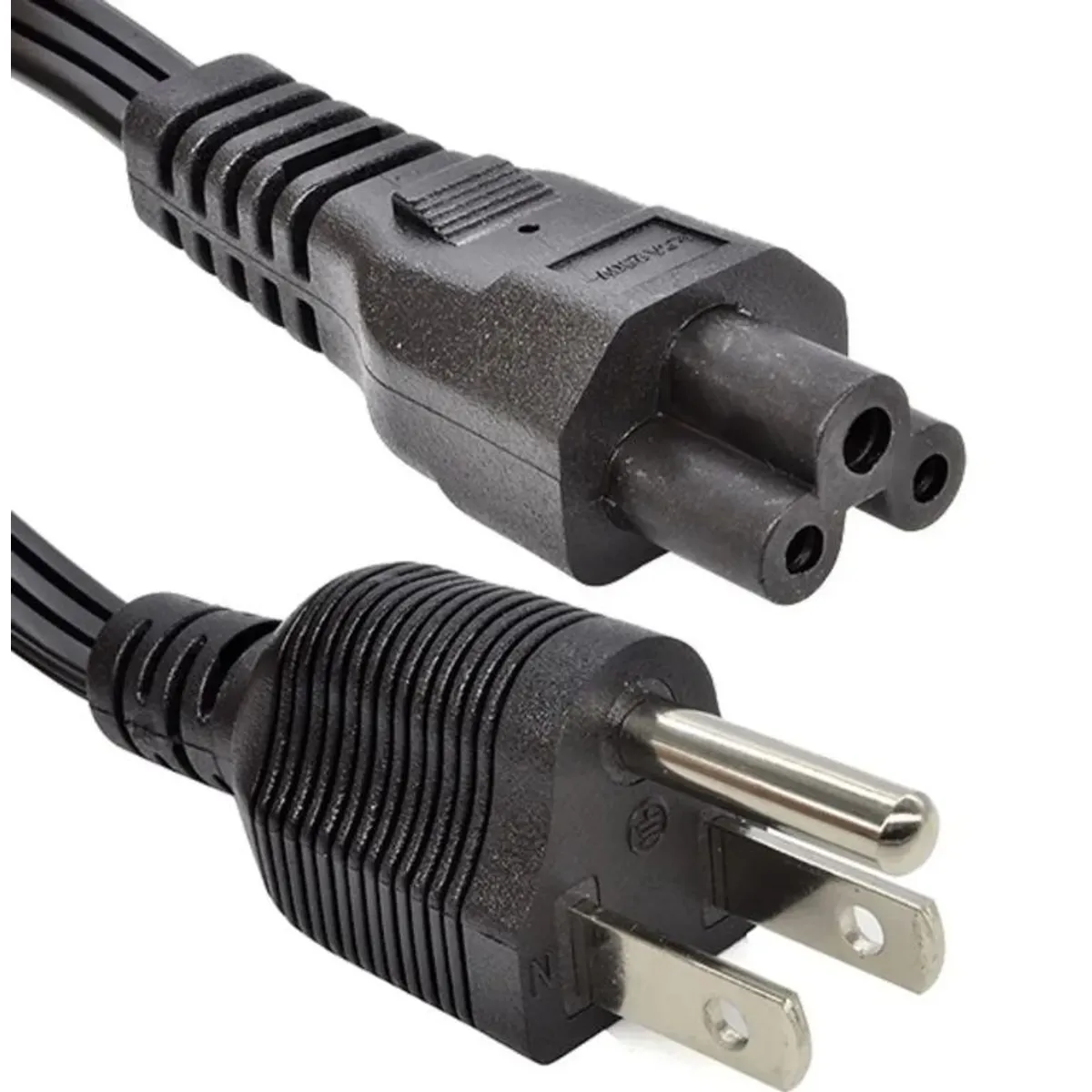 GENERICO - CABLE PODER TREBOL PC ENCHUFE UNIVERSAL