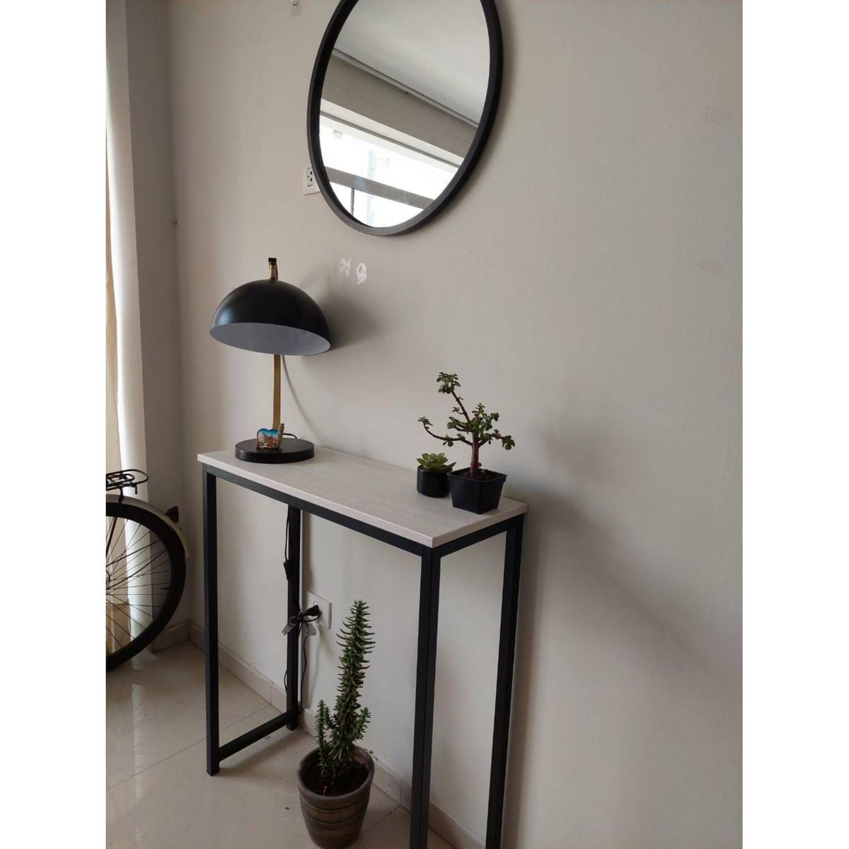 GENERICO - Pack (Recibidor niebla y espejo decorativo 60 cm)