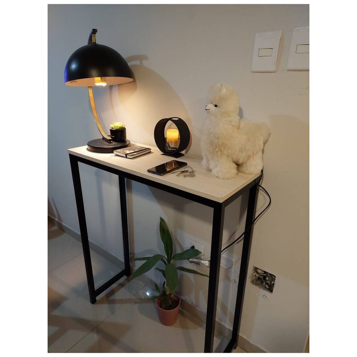 GENERICO - Recibidor industrial color crema