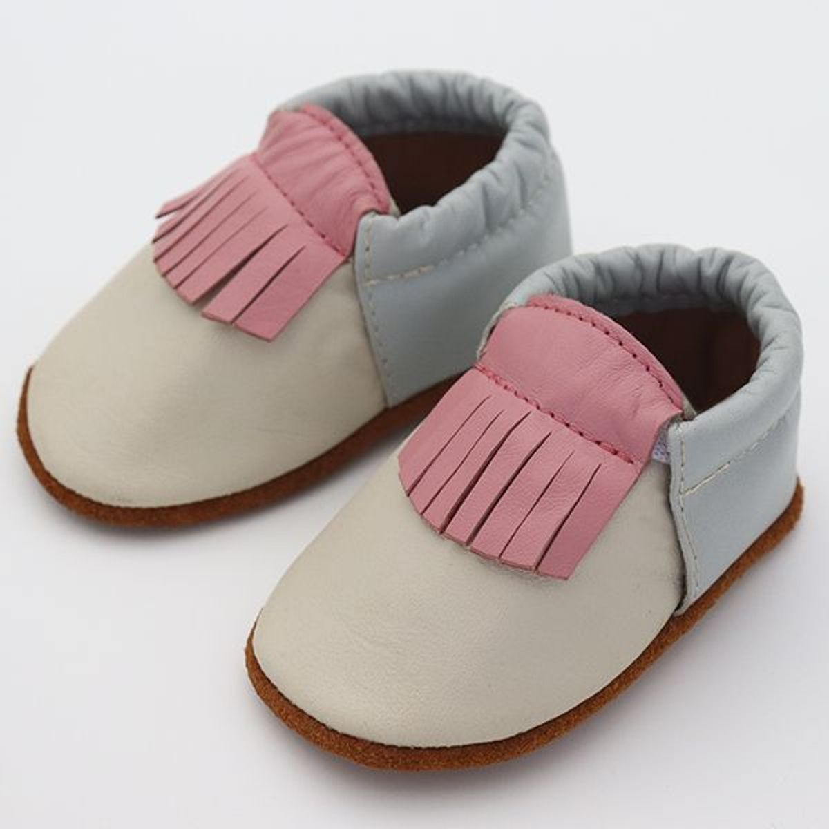 TINY MOCS - CALZADO PARA NIÑA BEBE TINY MOCS RESPETUOSOS CUERO MULTICOLOR