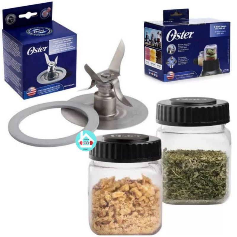 OSTER - Kit cuchilla de 4 aspas Oster + molinillo Oster