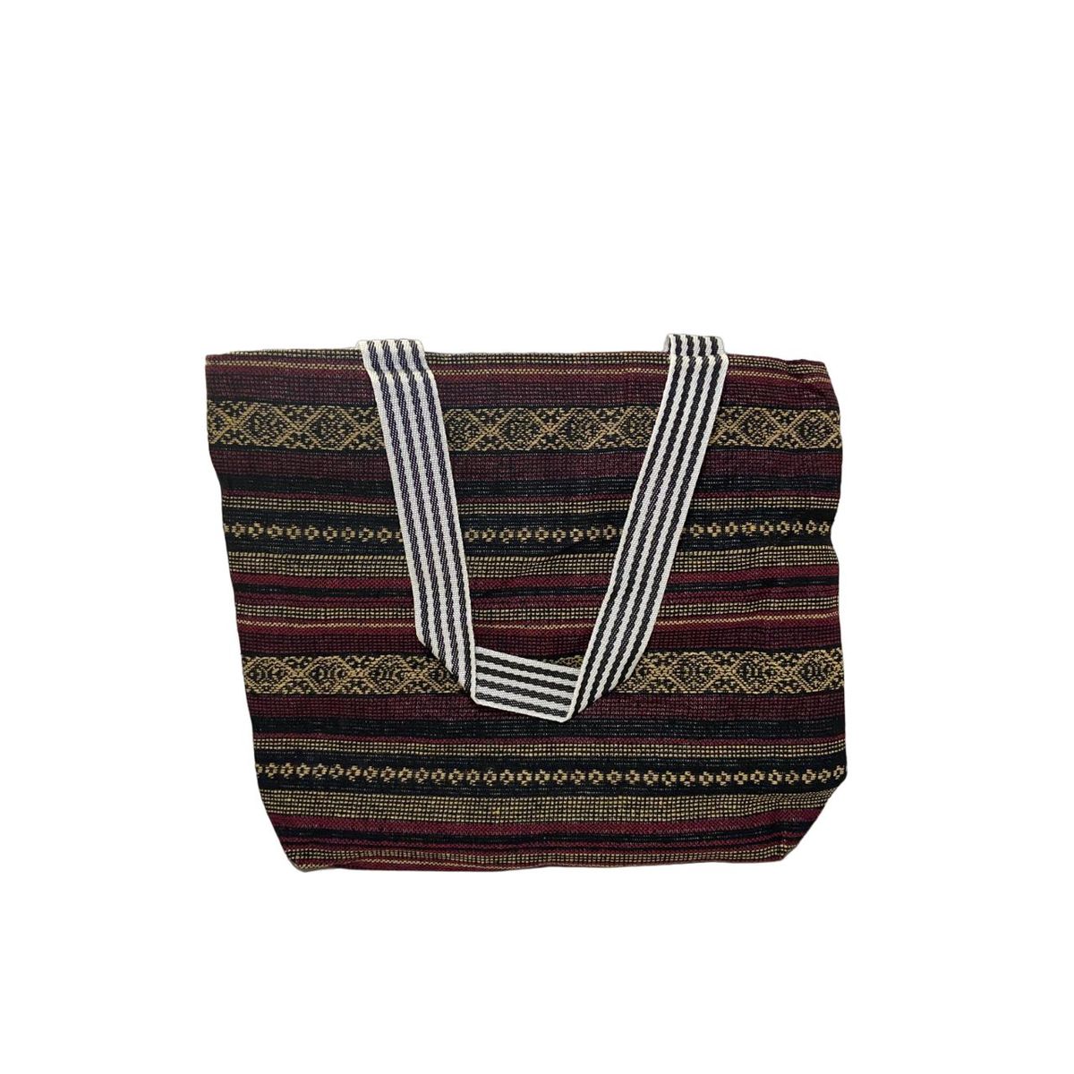 GENERICO - Bolso de tela con cierre 34cm x 41cm x 15 cm