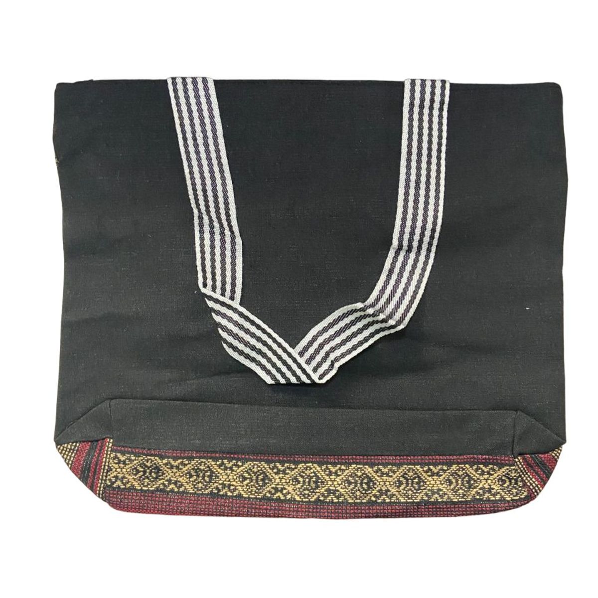 GENERICO - Bolso de tela con cierre 34cm x 41cm x 15 cm