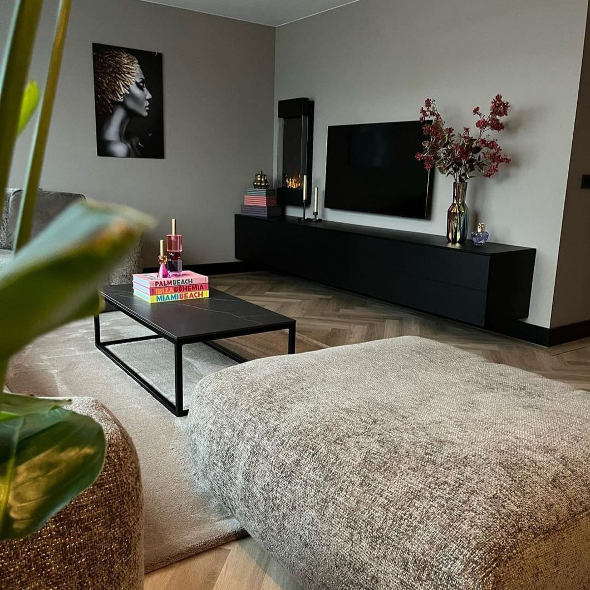 GENERICO - Mesa de centro industrial rectangular color especial 100x50x40