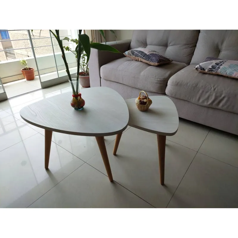 GENERICO - Mesas de centro estilo nido niebla